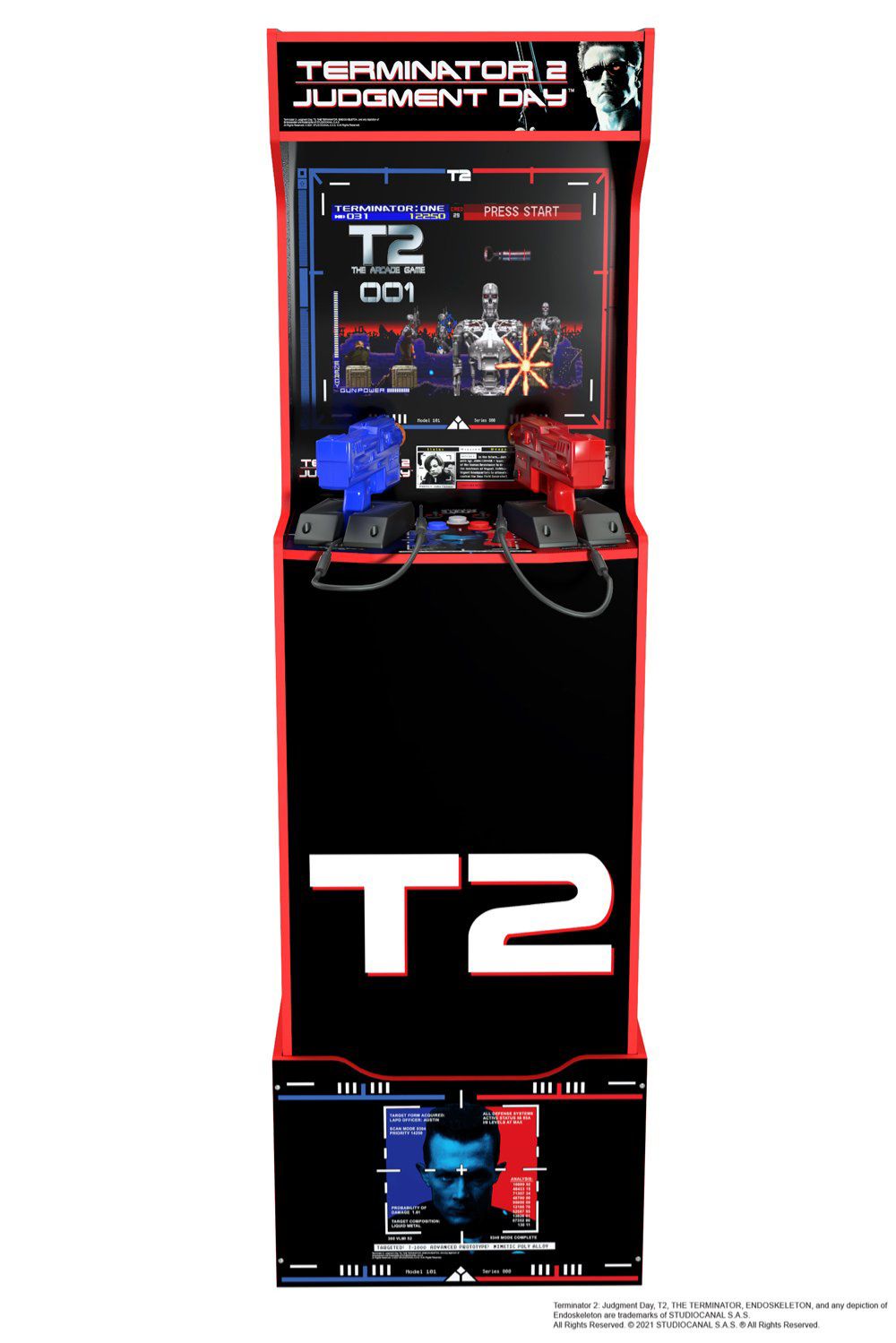 Arcade1Up Unveils Terminator 2 Arcade Machine With Duel Light Guns