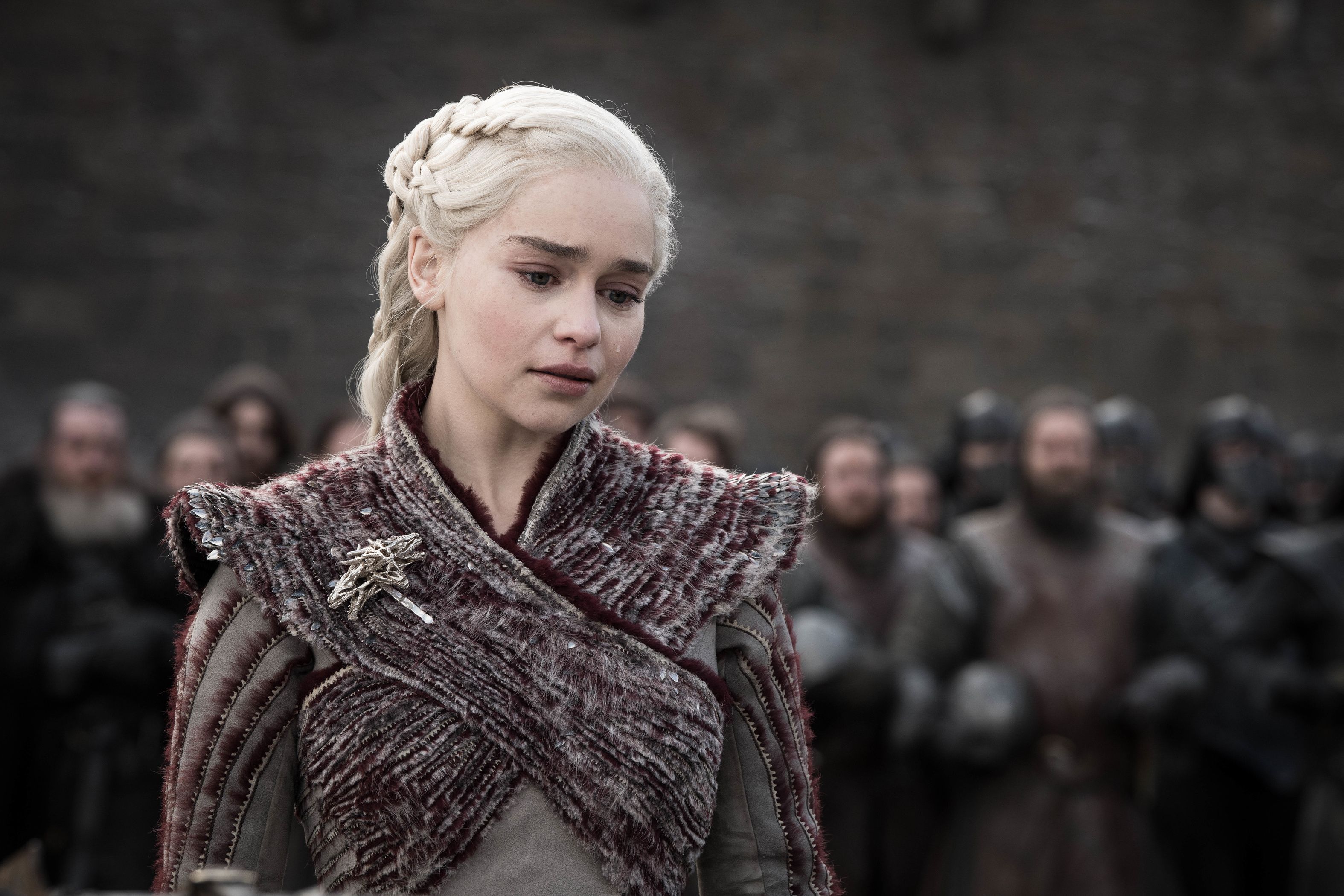 Emilia Clarke stars in Game of Thrones as Daenyrs 