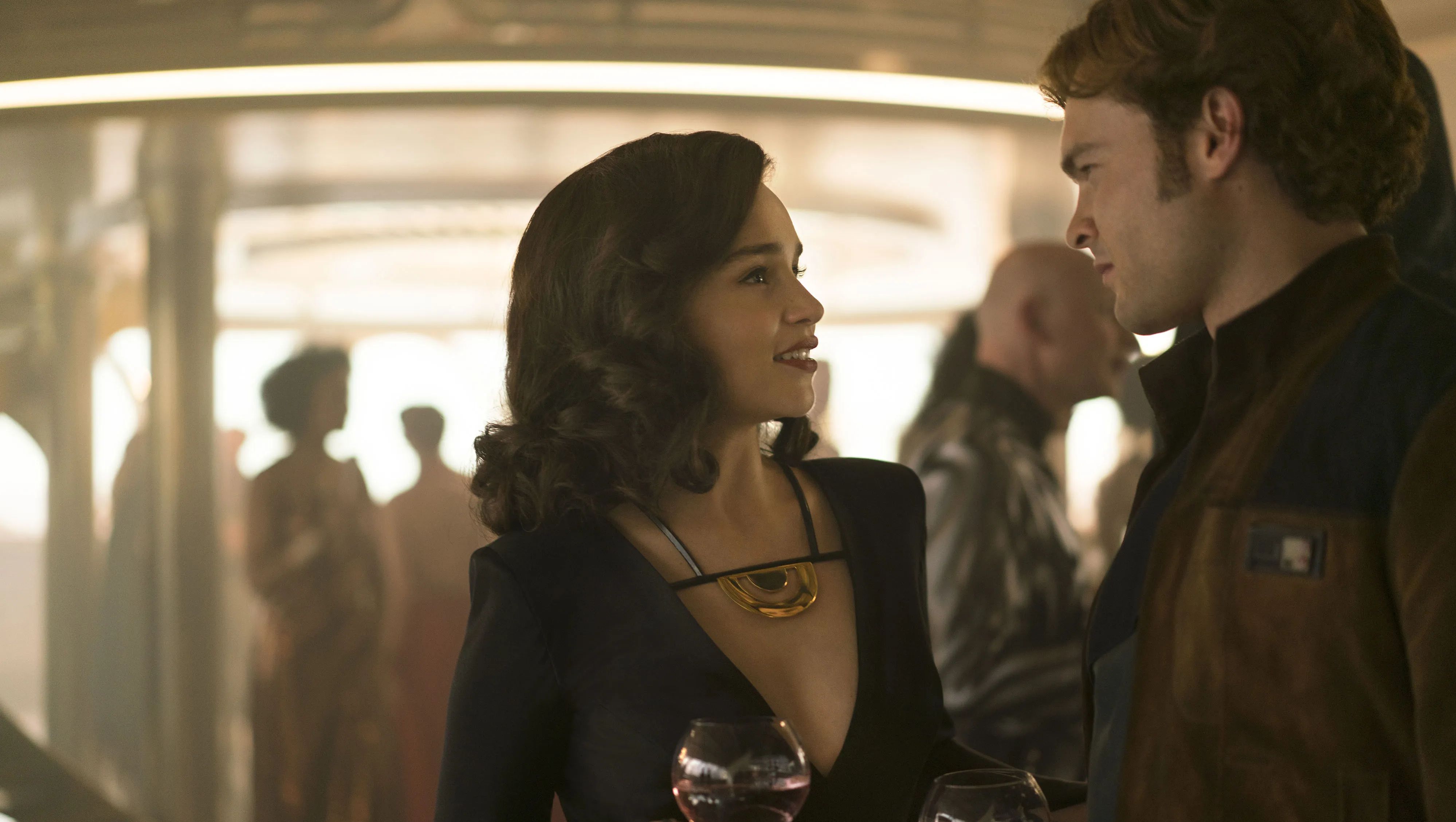 Emilia Clarke in Solo: A Star Wars Story