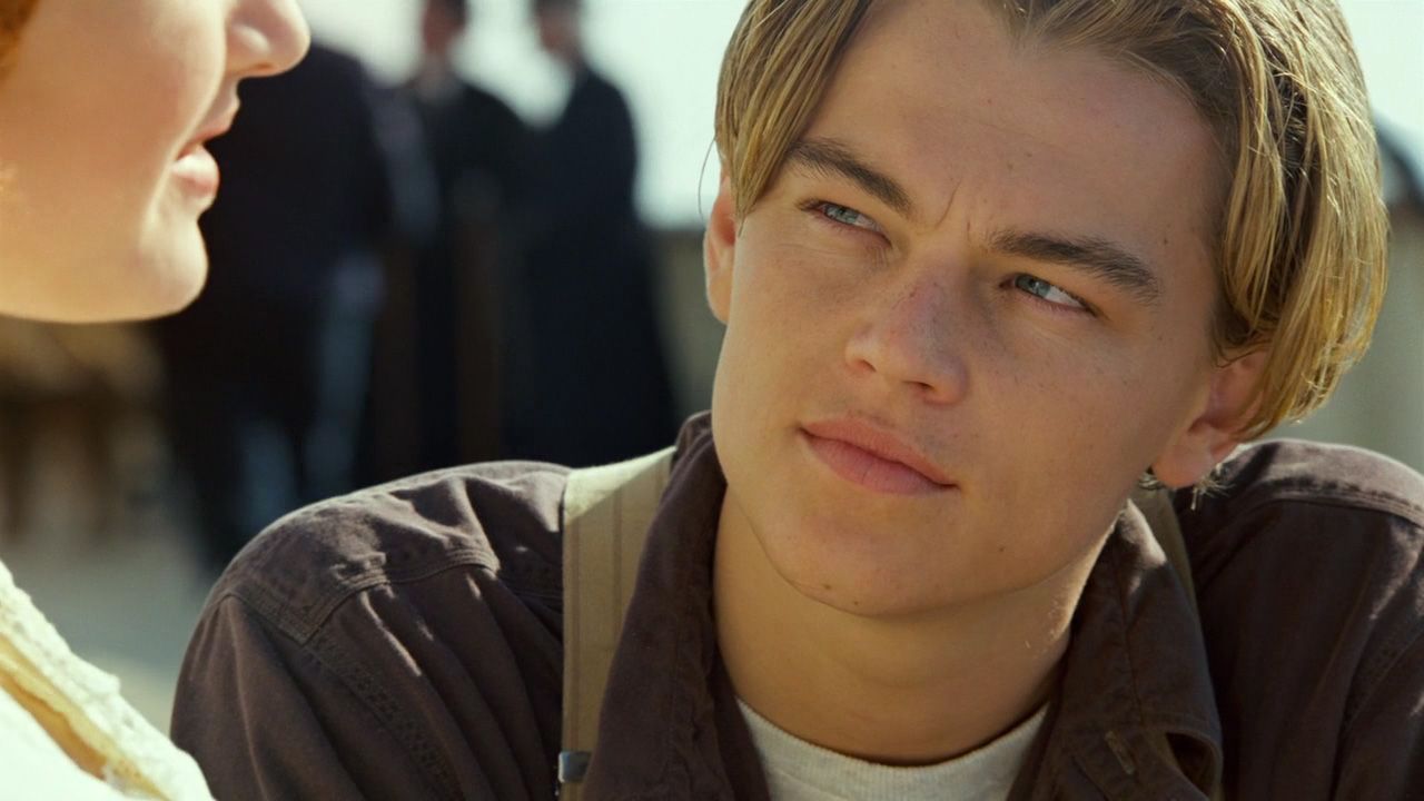Young Leonardo DiCaprio in Titanic