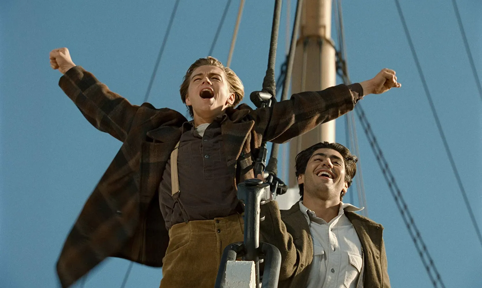 Leonardo DiCaprio in Titanic as Jack Dawson