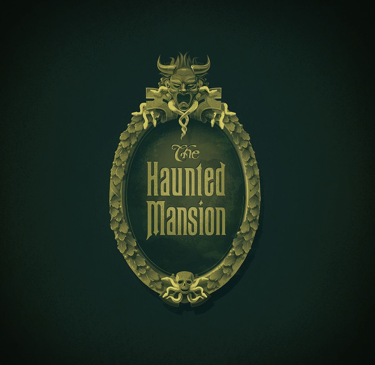 The Haunted Mansion New Logo Teaser Poster