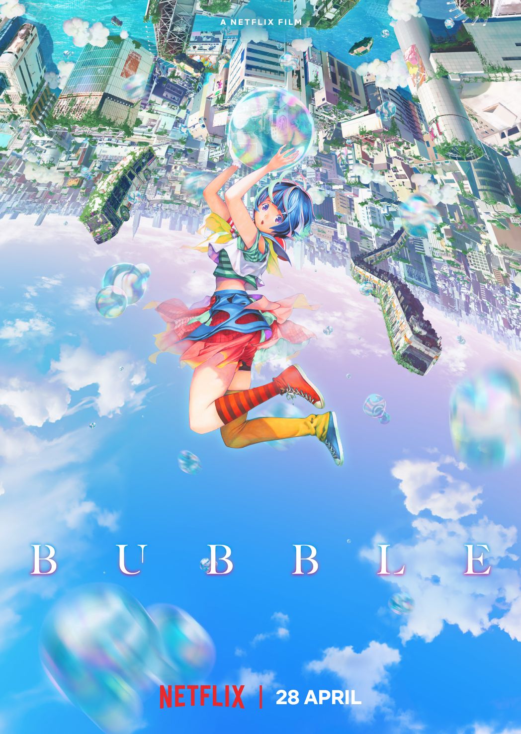 Bubble Trailer Reveals an Anime World with GravityAltering Bubbles