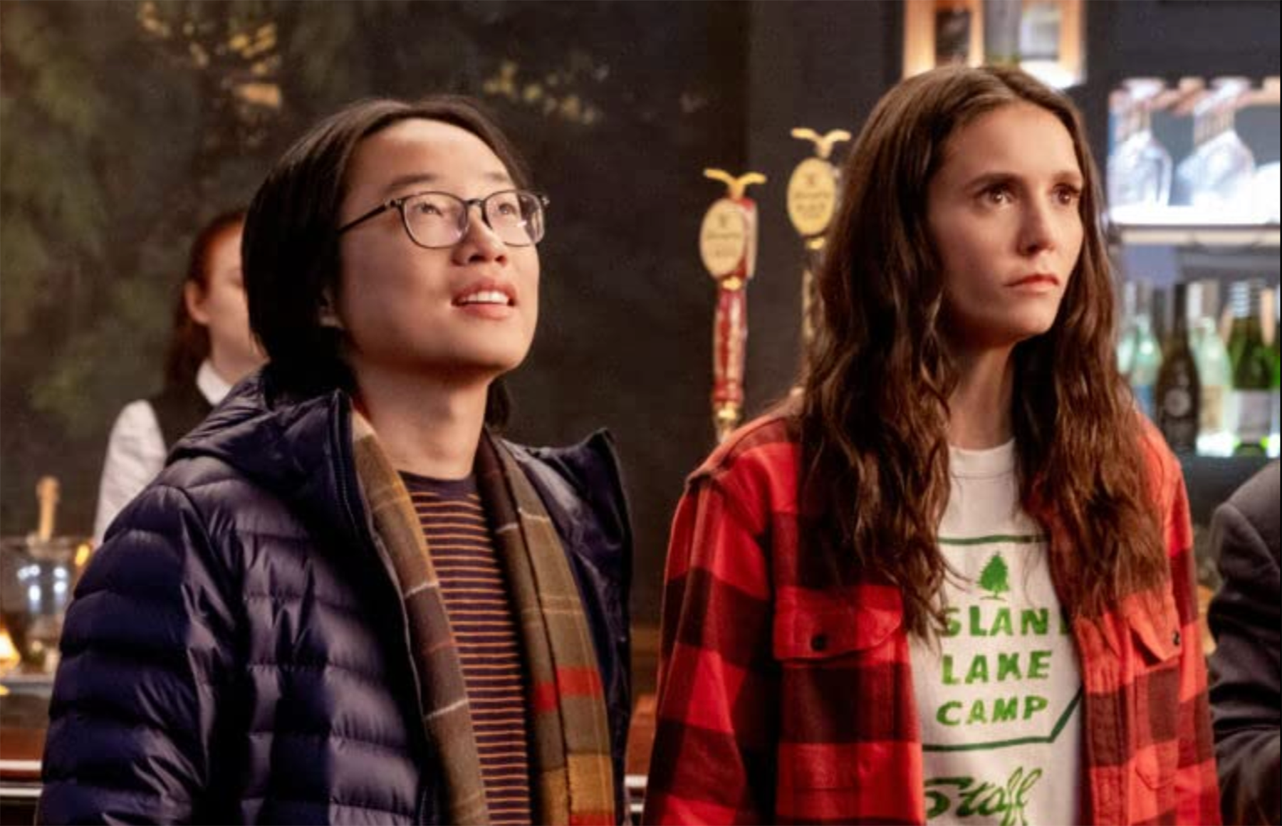 Guy and girl stand next to each other