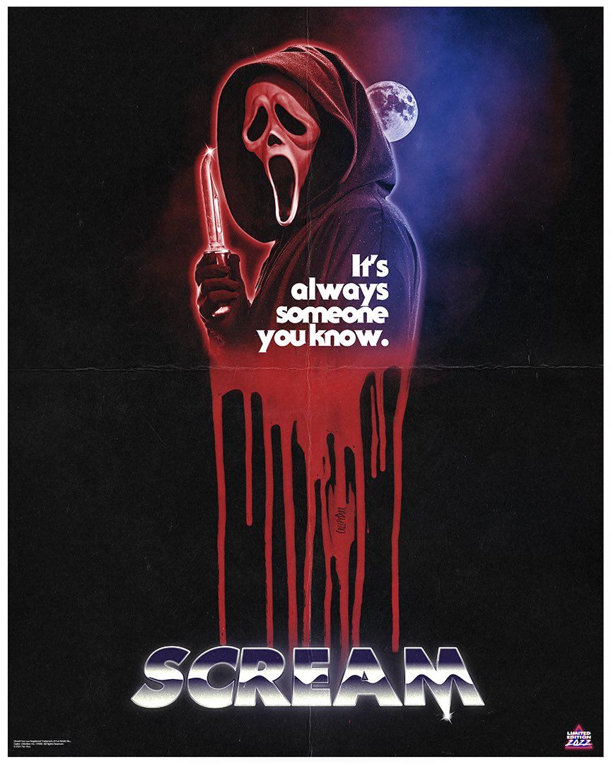 Scream Retro Poster