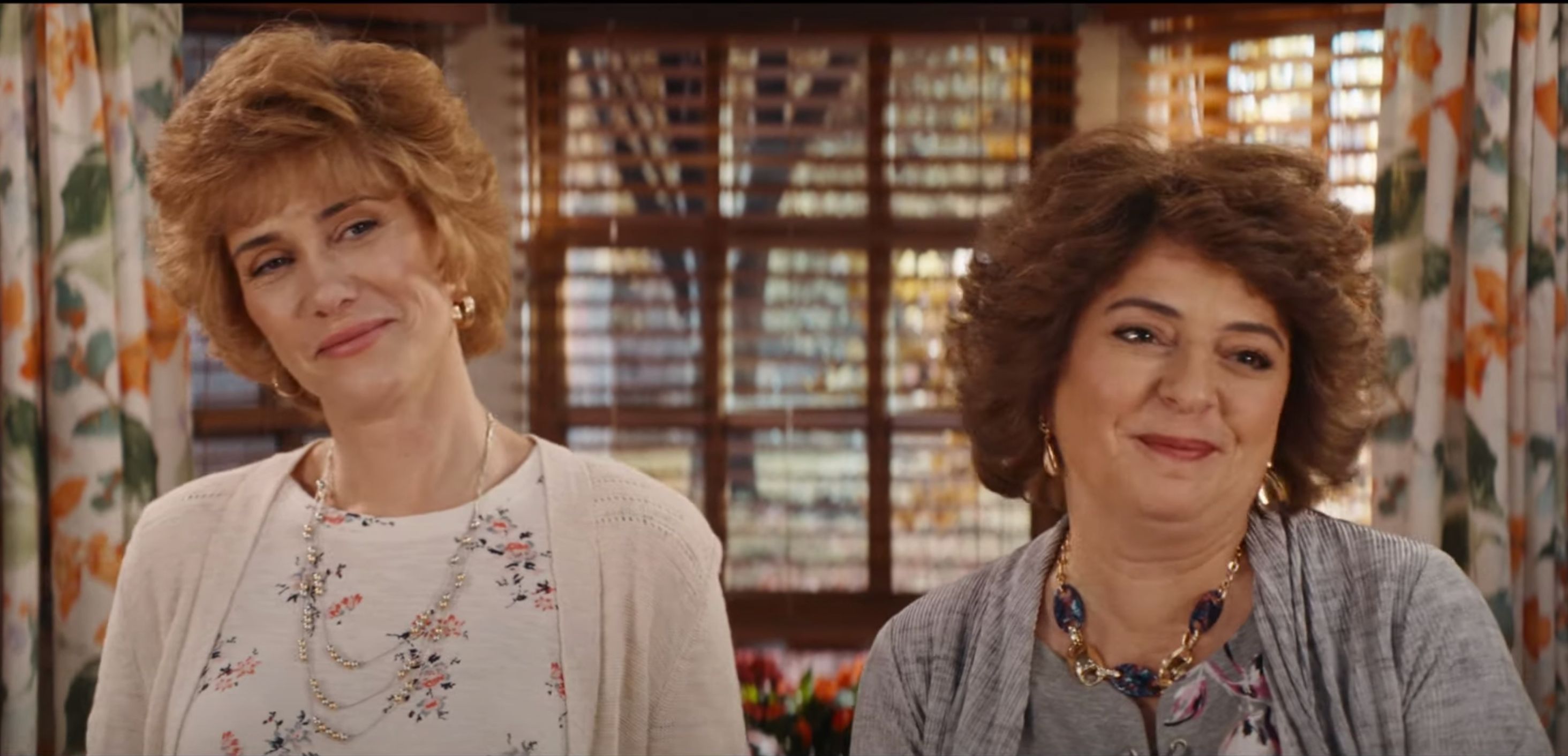 Two white women look smug