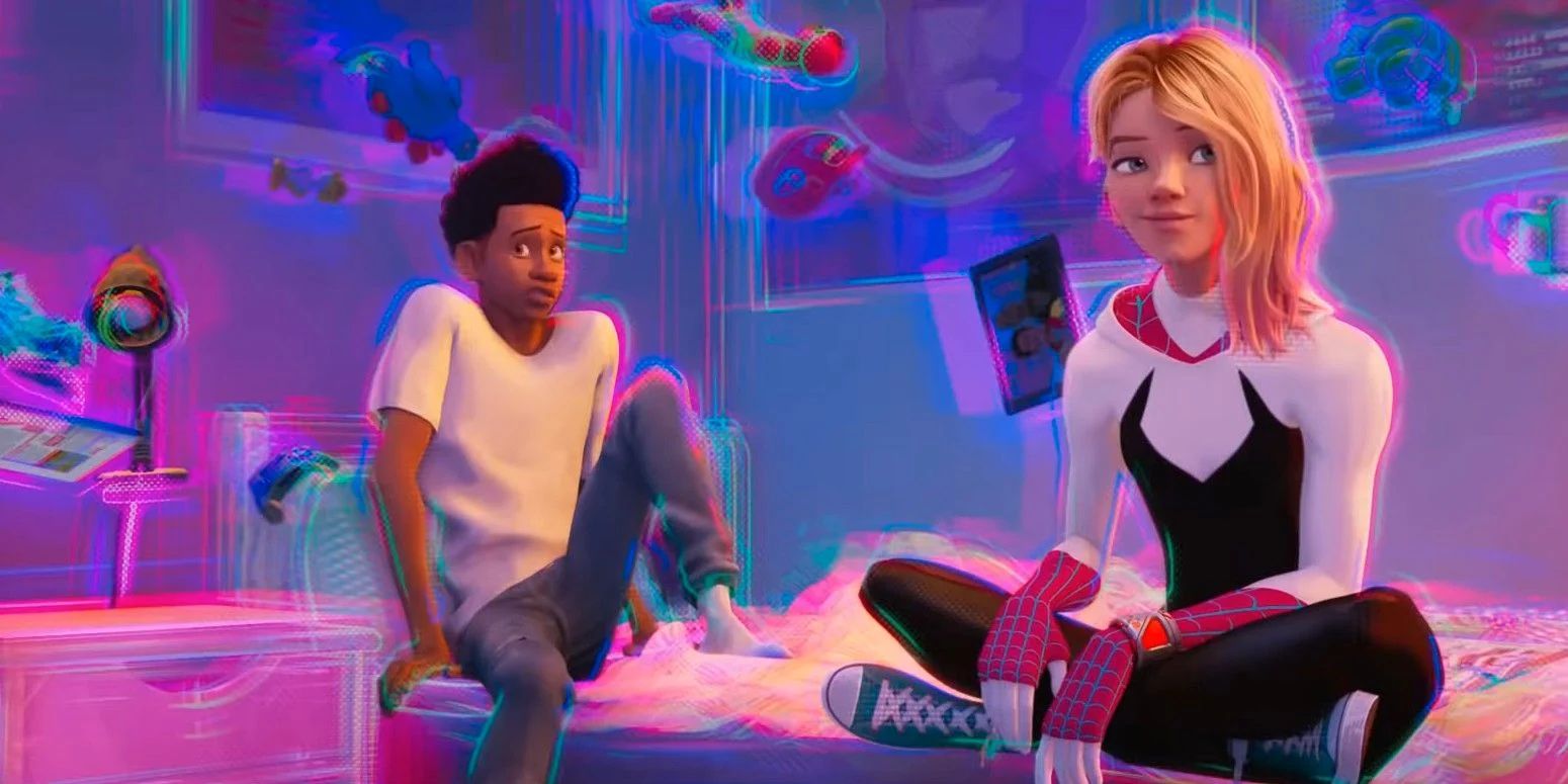 Miles and Gwen from Spider-Man: Across the Spider-Verse - Part One