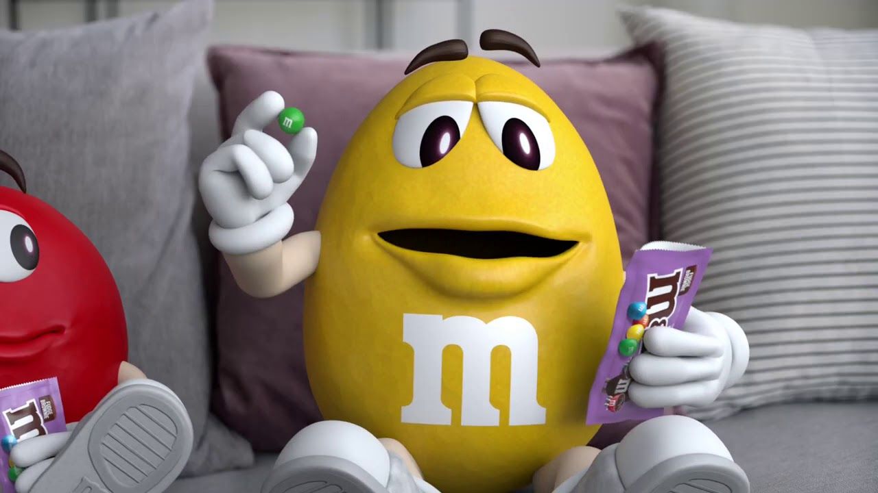 m and m yellow