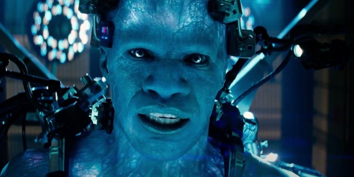 Jamie Foxx como electro el increíble hombre araña