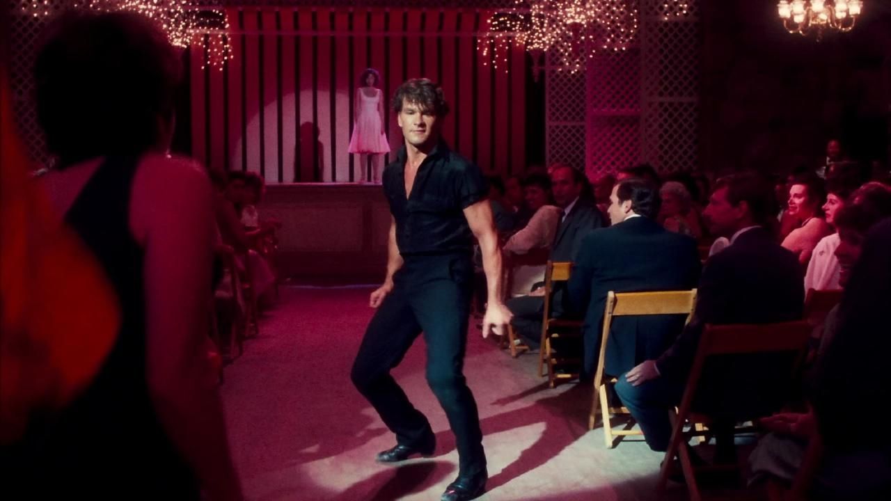 Patrick Swayze dances in Dirty Dancing