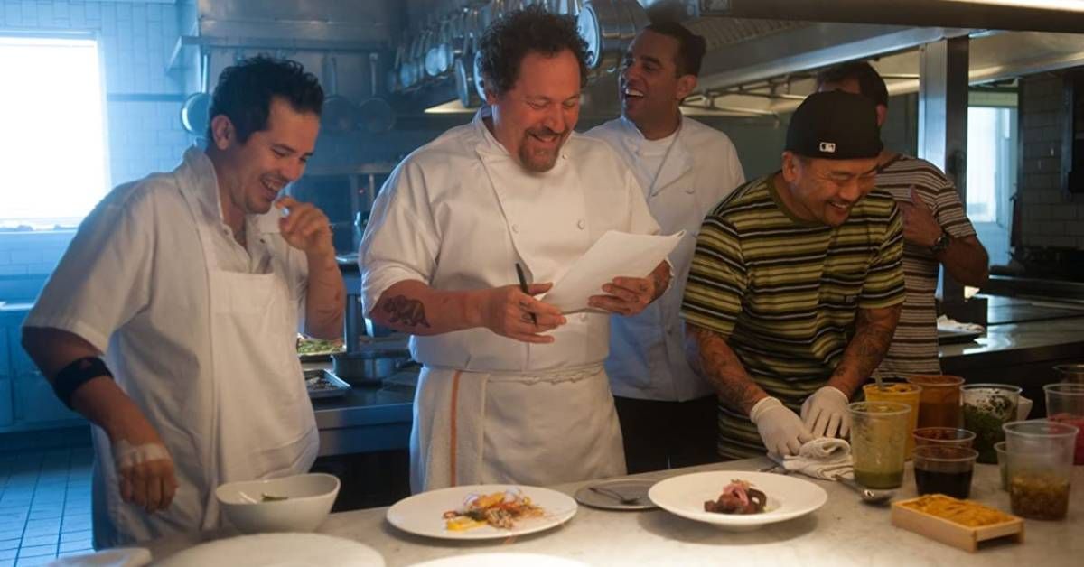 Leguizamo, Cannavale, Favreau, and Choi in 2014's Chef