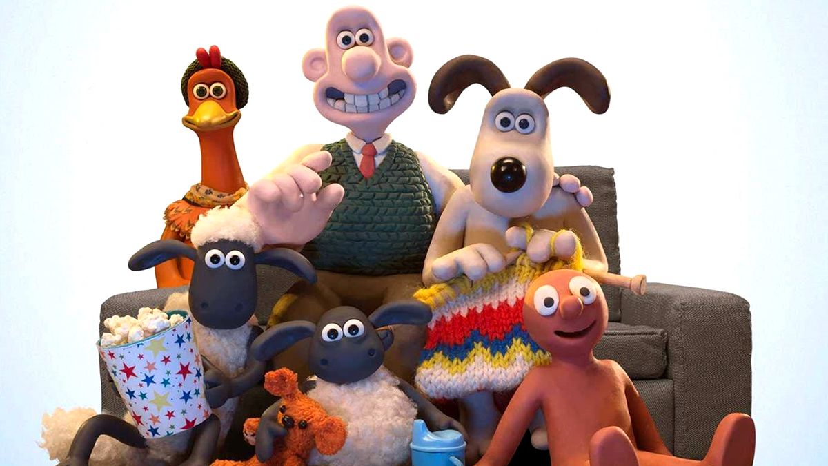 A host of well-known characters created by the stop-motion animation studio Aardman Animations.
