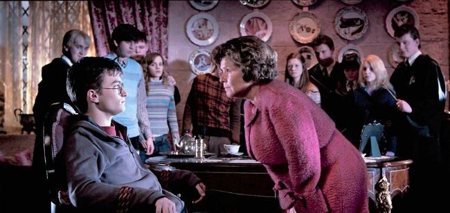Umbridge Interrogating Harry in the Order of Phoenix