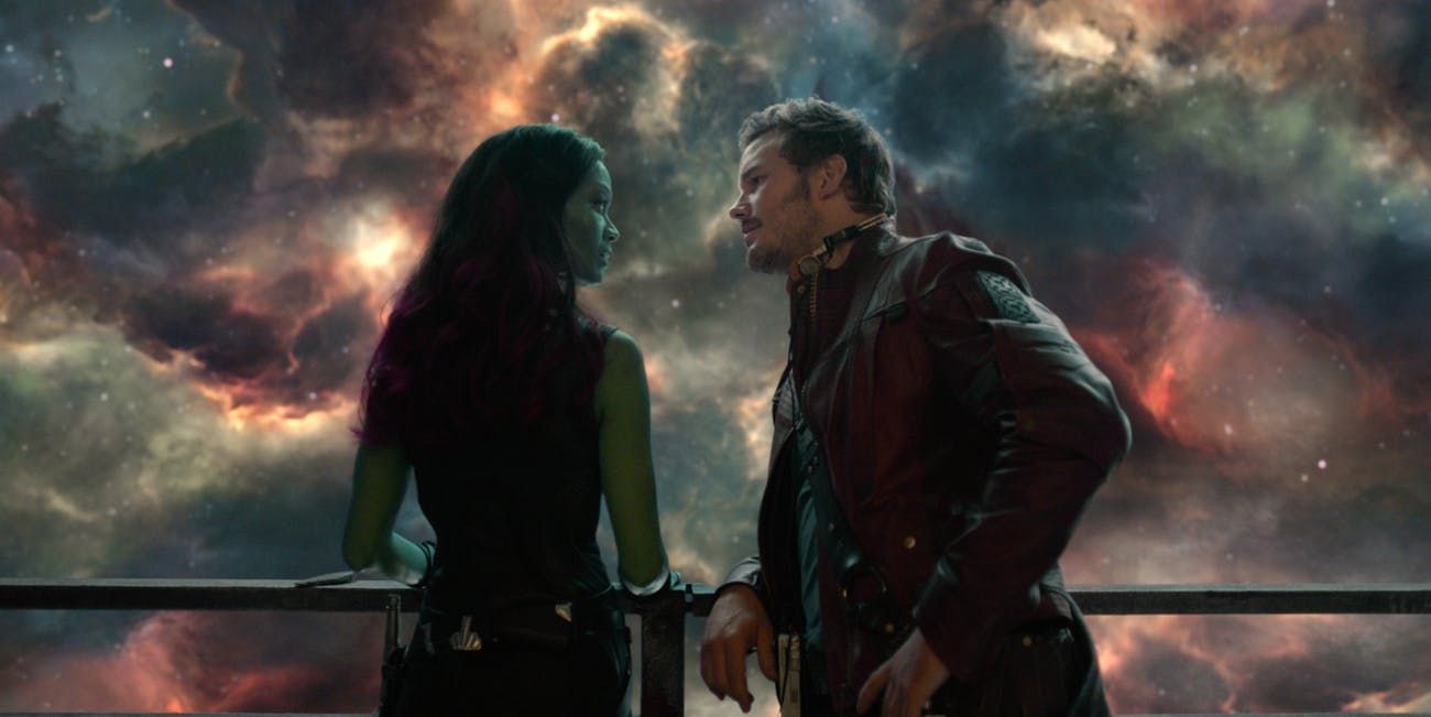 Gamora-Peter-Quill-Guardiands-Of-The-Galaxy