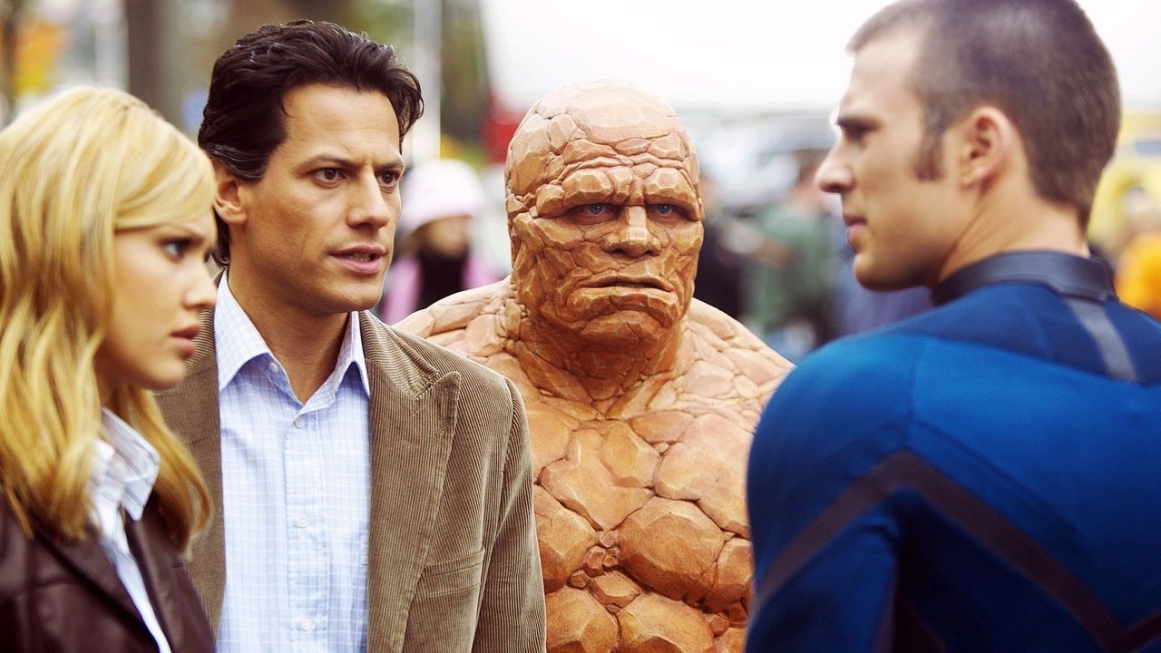 The Fantastic Four (2005) arguing.