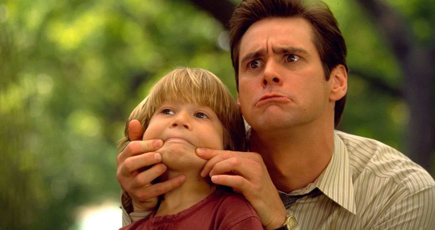 Jim Carrey and Justin Cooper in Liar Liar 