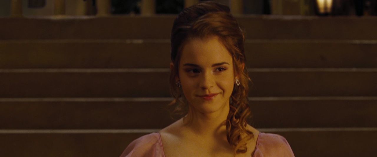 Hermione at Yule Ball in Goblet of Fire