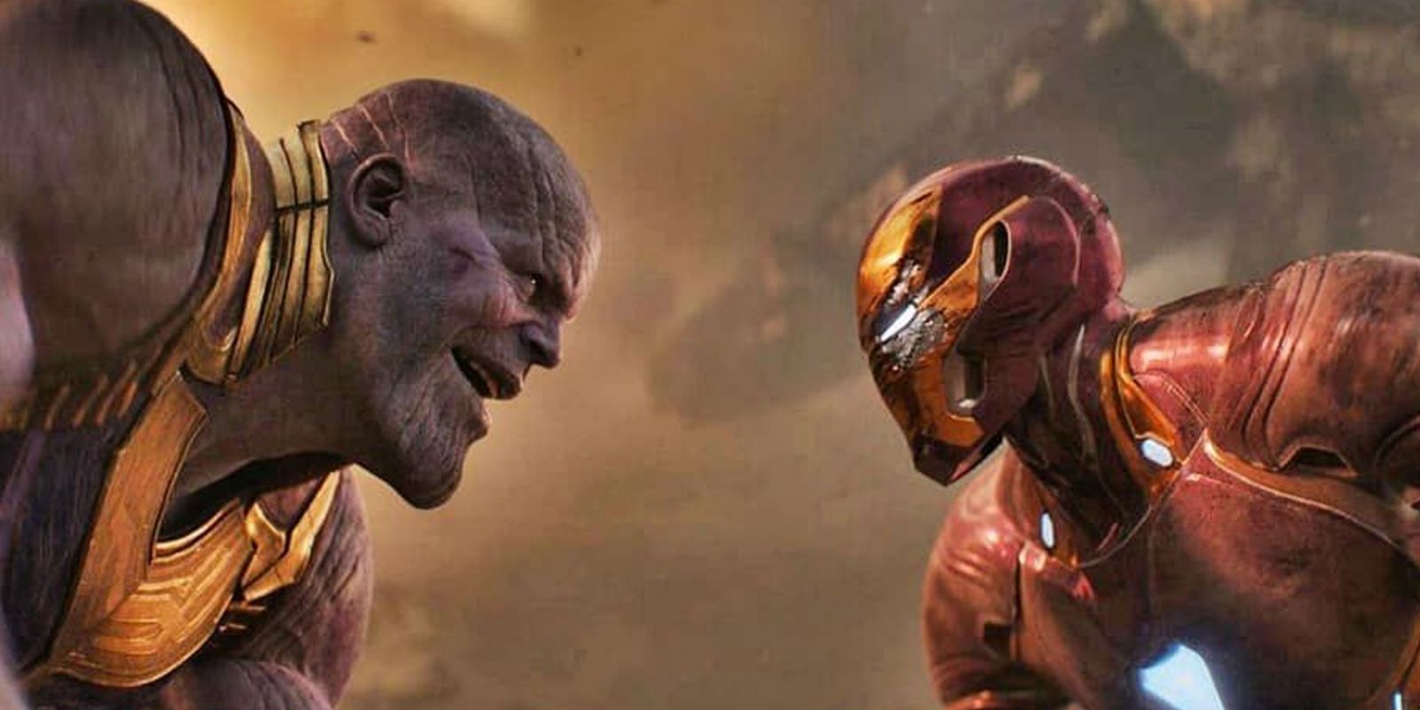 Thanos goes head to head with Iron Man