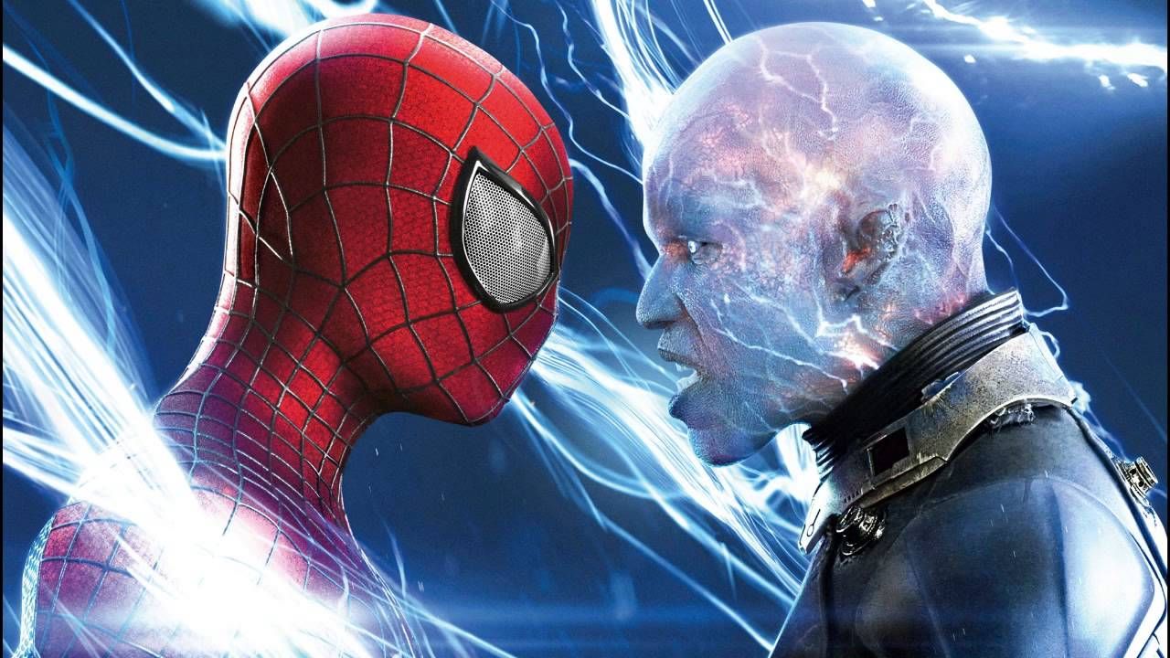 Spider-Man and Electro go head to head, literally
