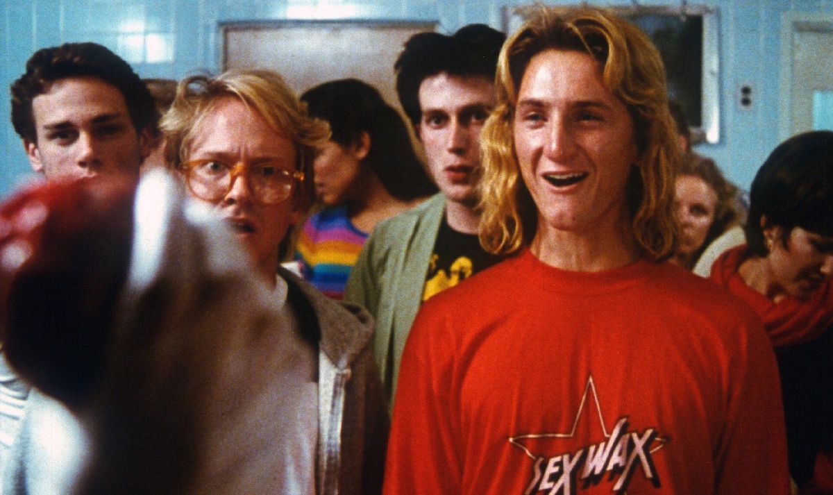 Sean Penn is smiling and wowed as Spicoli