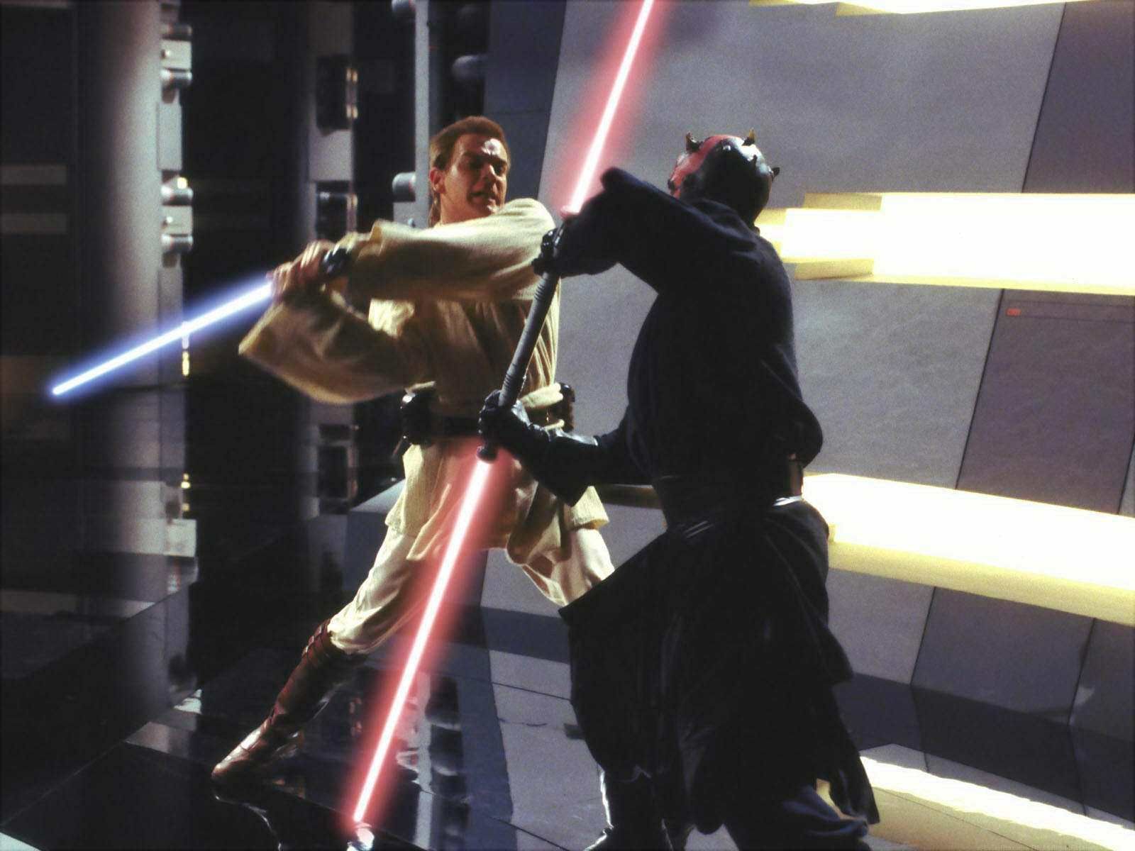 Obi Wan vs Darth Maul Star Wars Episode I 