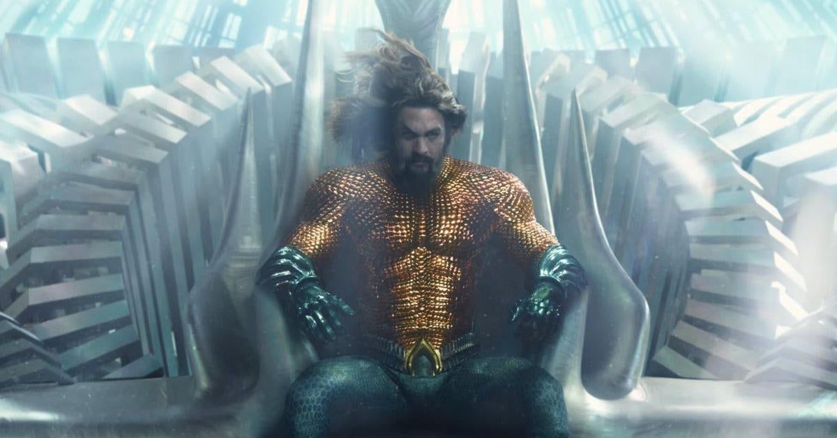 Aquaman on his throne