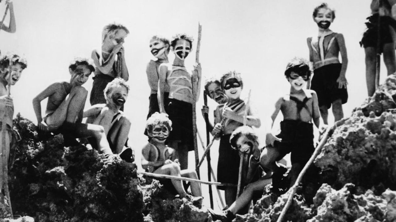 Boys in masks in Lord of the Flies