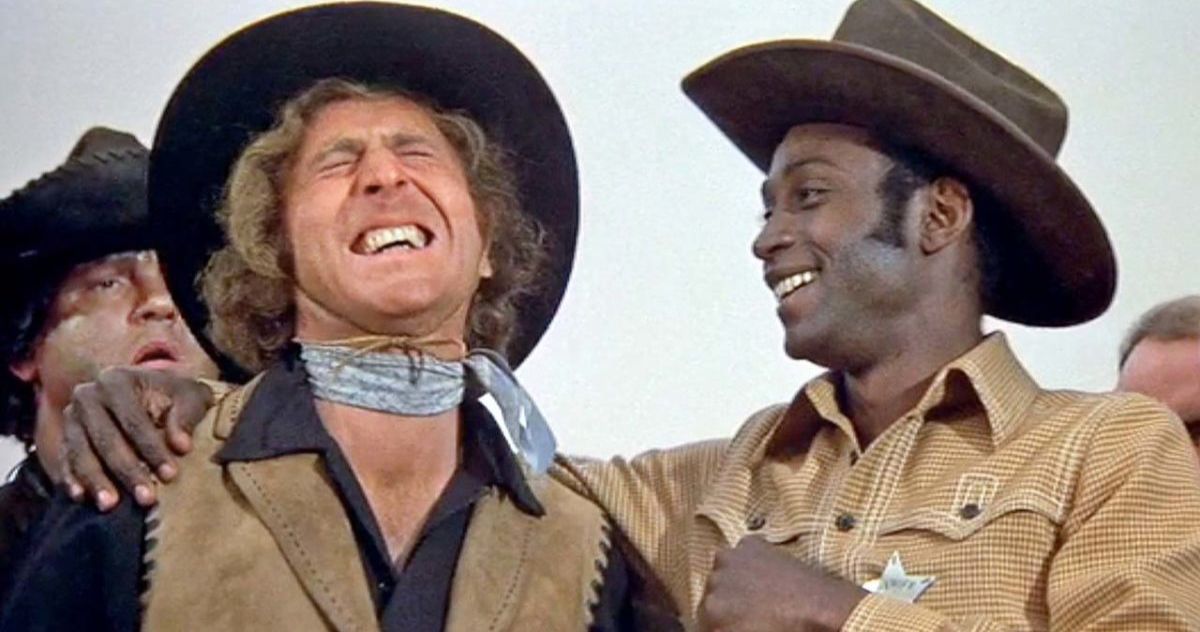 Gene Wilder and Cleavon Little in Blazing Saddles, one of the best comedy movies ever made