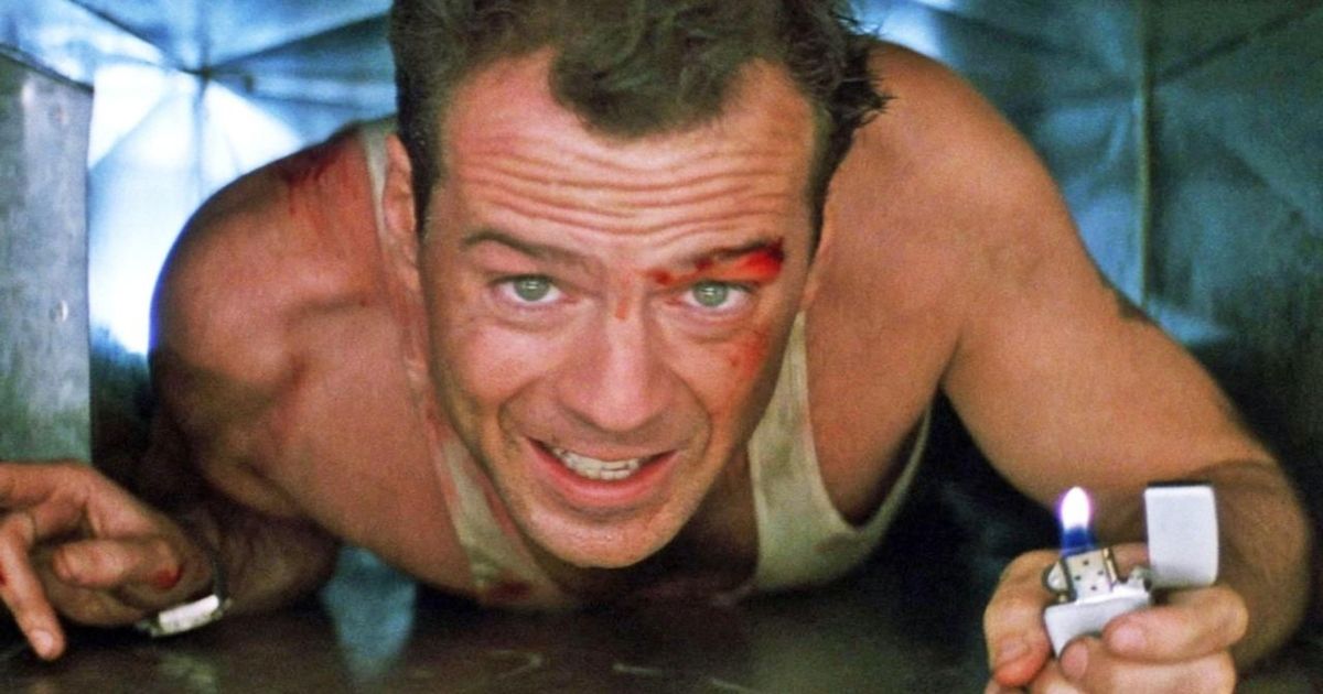 Bruce Willis in Die Hard Christmas movie