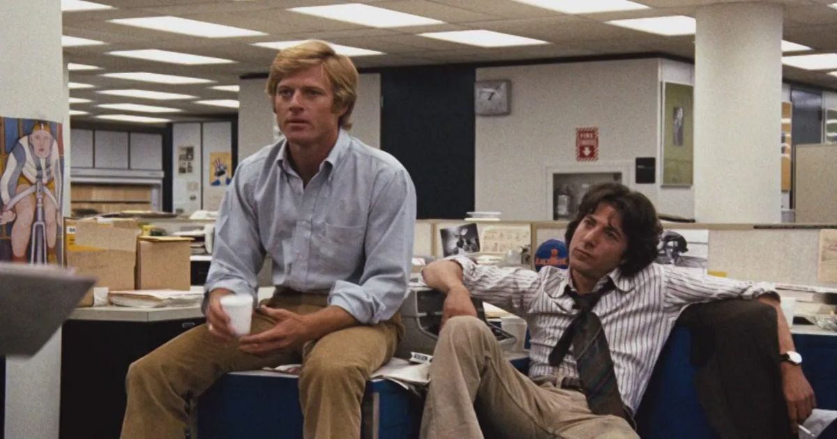 Woodward and Bernstein in All the Presidents Men