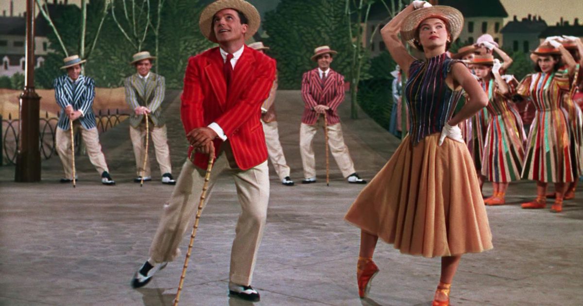 Kelly and Caron dance in An American in Paris