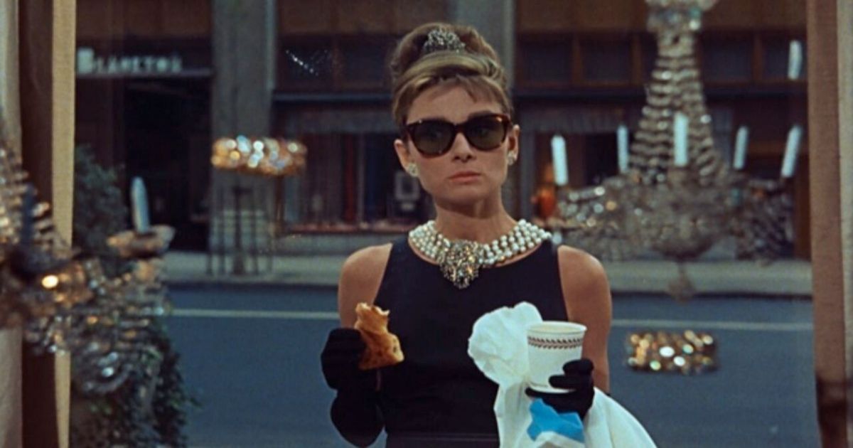 Audrey Hepburn looking fancy as the chic Holly Go Lightly