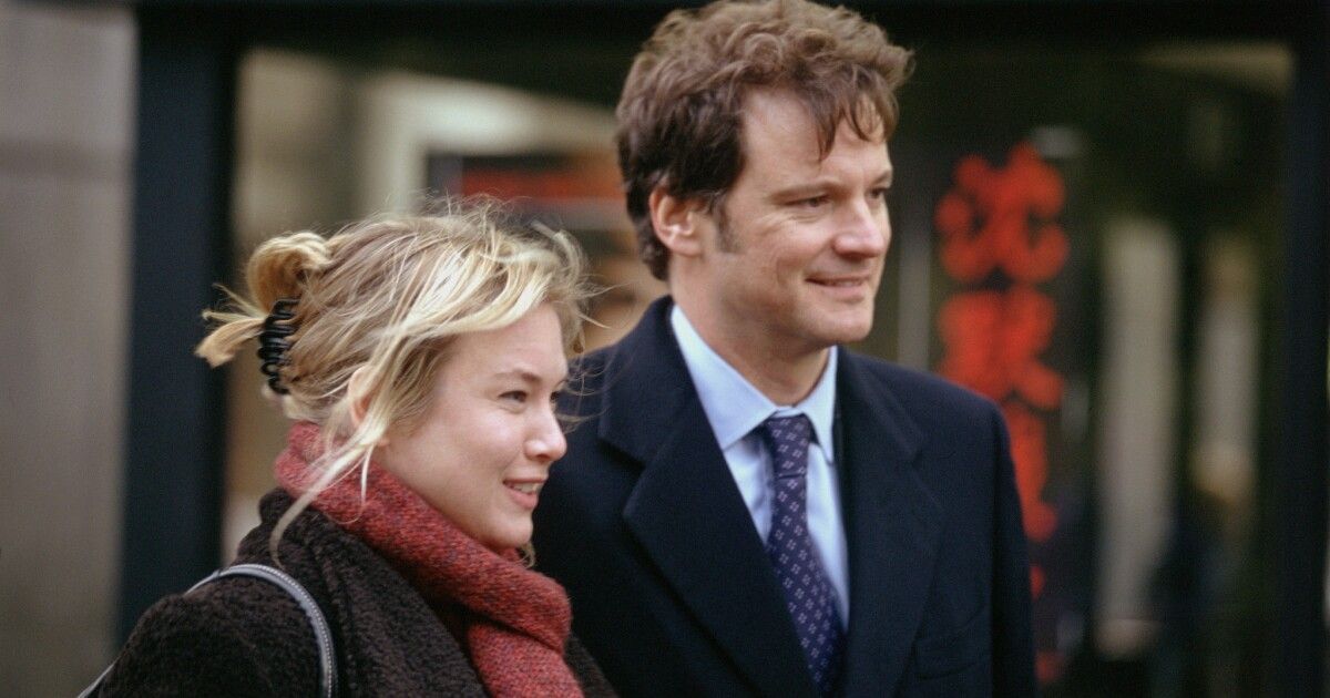 Firth and Zelwegger in Bridget Jones Diary