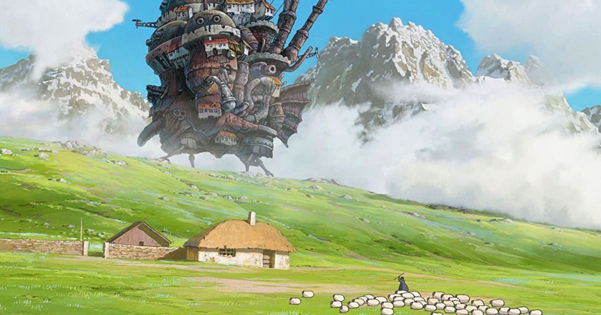 The Studio Ghibli film Howl's Moving Castle from Hayao Miyazaki