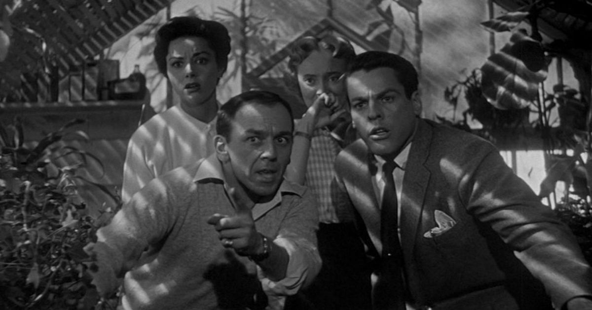 Invasion of the Body Snatchers cast looks at the camera