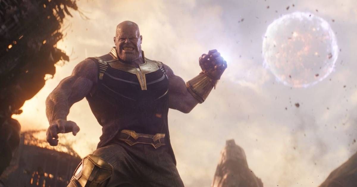 Thanos fights in Avengers: Endgame (2019).