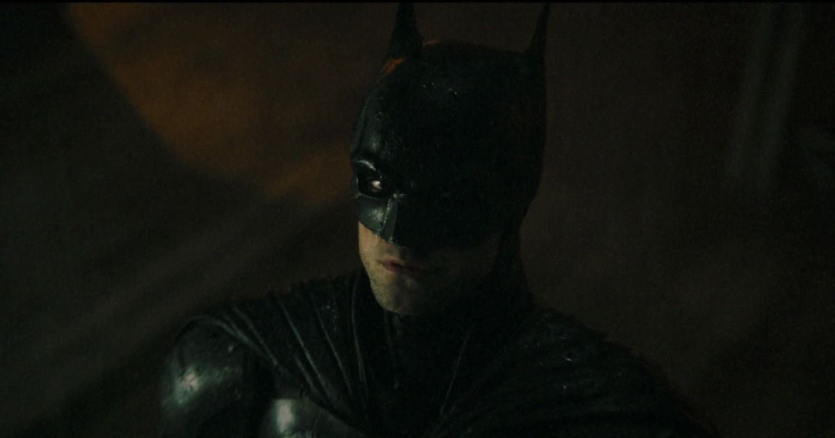 Batman looking at the Bat-signal