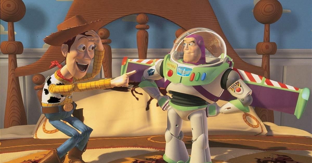 Woody Buzz Toy Story 1995 Disney