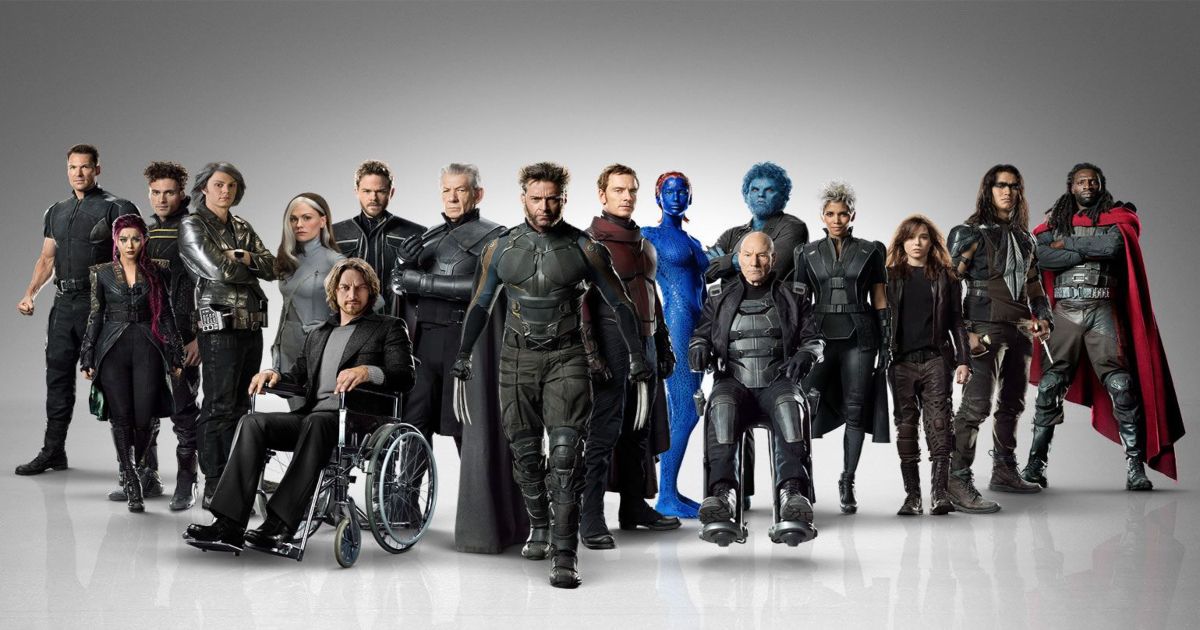 The whole cast of X-Men Days of Future Past