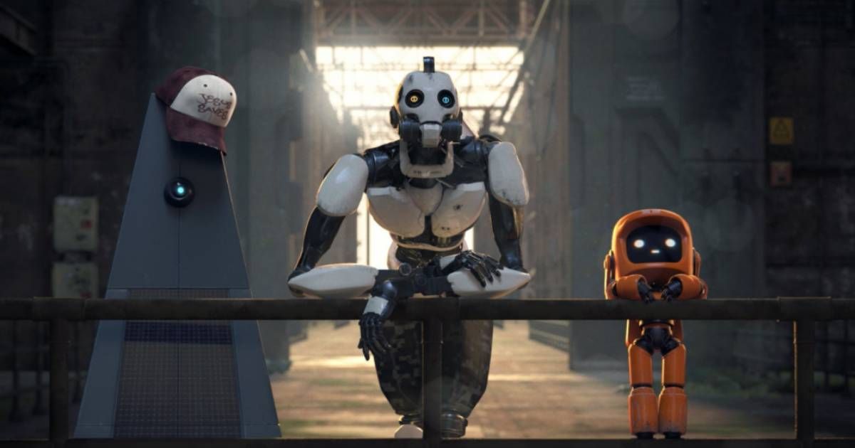 The three robots of the first episode of Love, Death & Robots. 