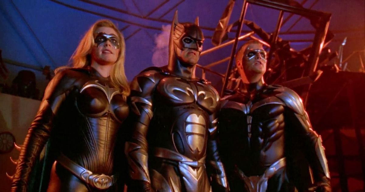 batman & robin with batgirl 1997 worst year for superhero movies
