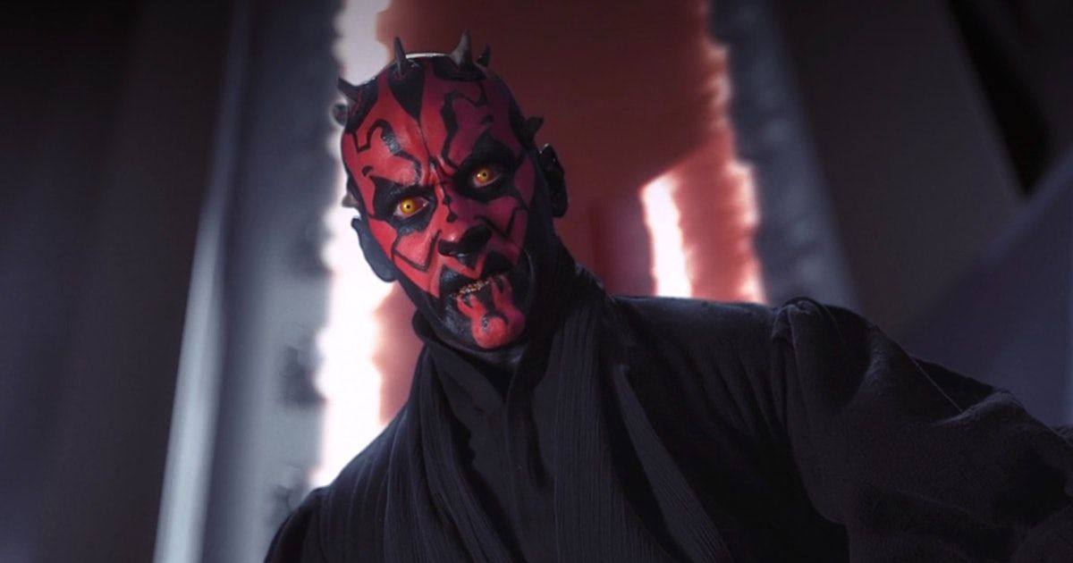 Darth Maul in The Phantom Menace Star Wars movie