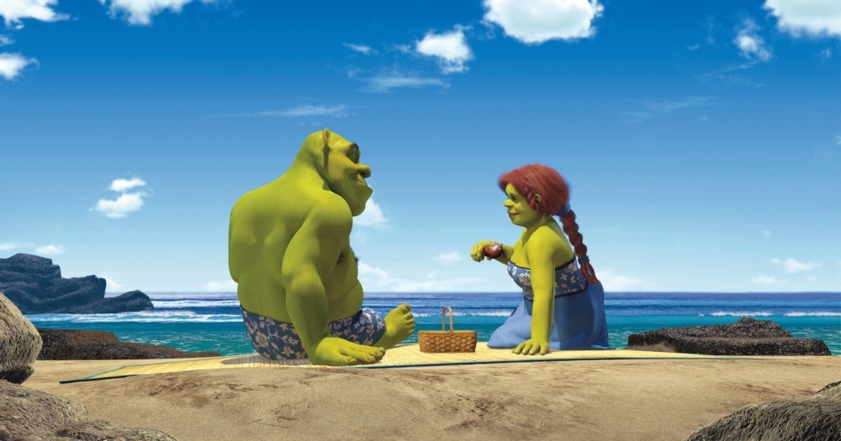 Shrek and Fiona Shrek 2