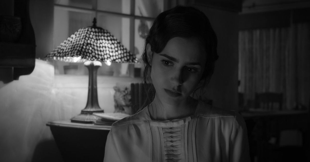 Lily Collins in Mank