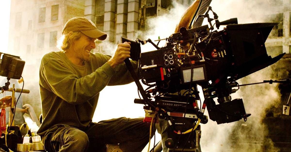 Michael Bay on the set of Transformers: Last Knight