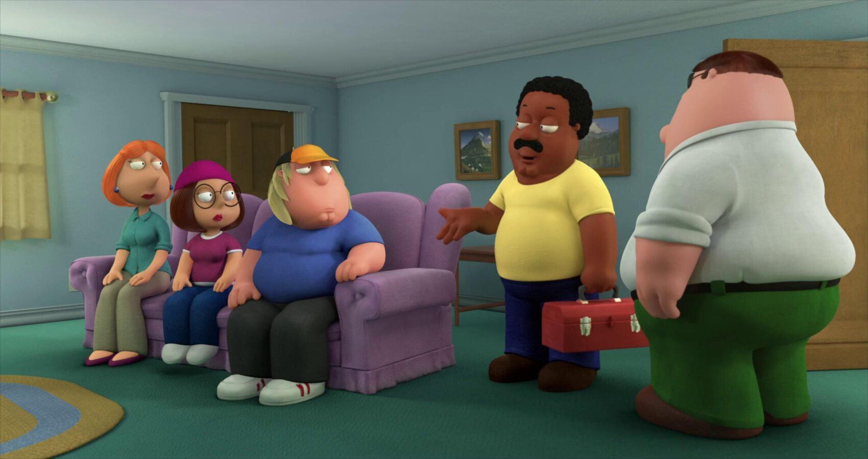 Family Guy weird CGI