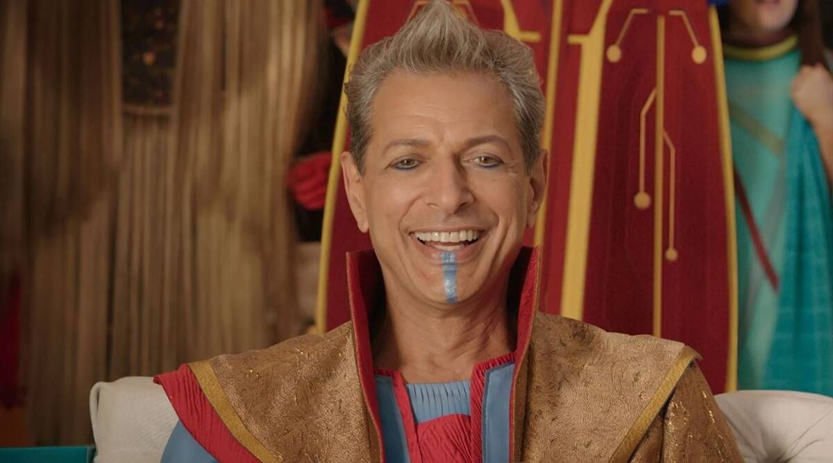 Jeff Goldblum's breezy and fun loving dictator The Grandmaster is a hoot