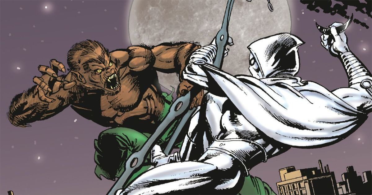 Marvel Comics' Werewolf by Night and Moon Knight