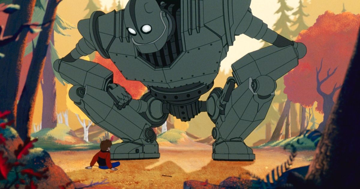 A scene from the movie The Iron Giant