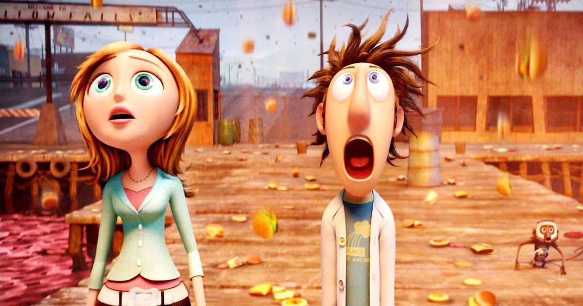 A scene from Cloudy with a Chance of Meatballs